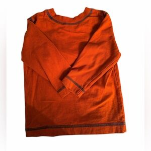 Kiks Burnt Orange Long Sleeve Shirt Size 18M Elbow Patch Top